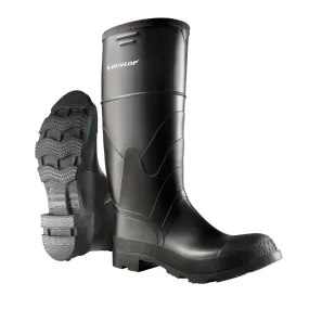 16" Economy Boots, PVC, Steel Toe, Size 6, Puncture Resistant Sole