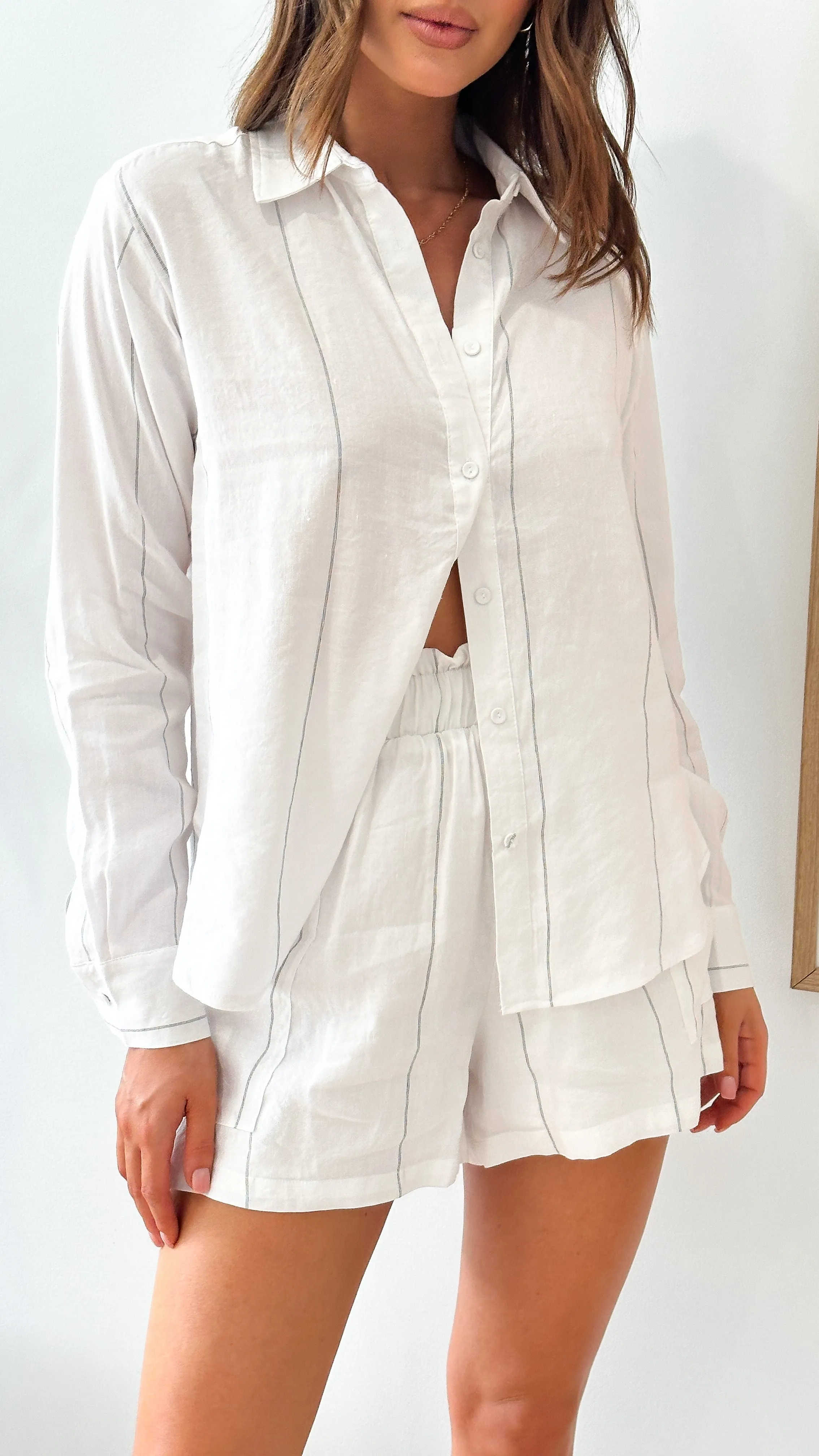 Ainsley Shorts - White