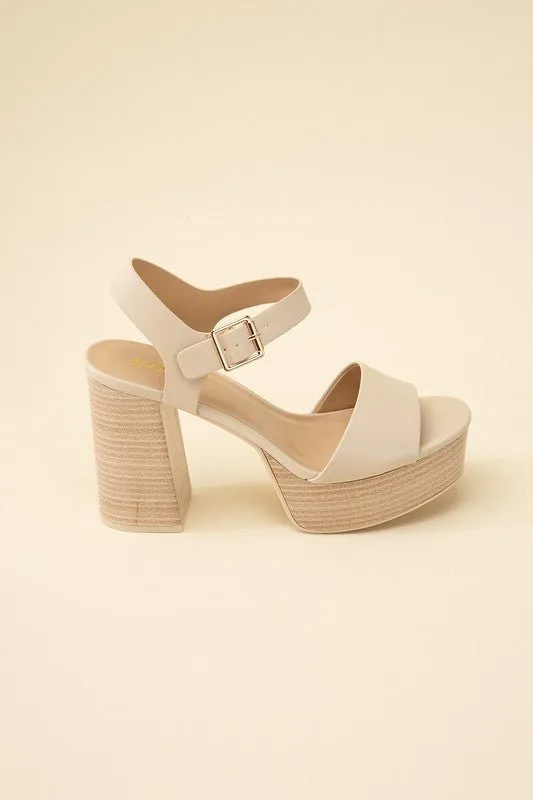 Ankle Strap Heels Platform
