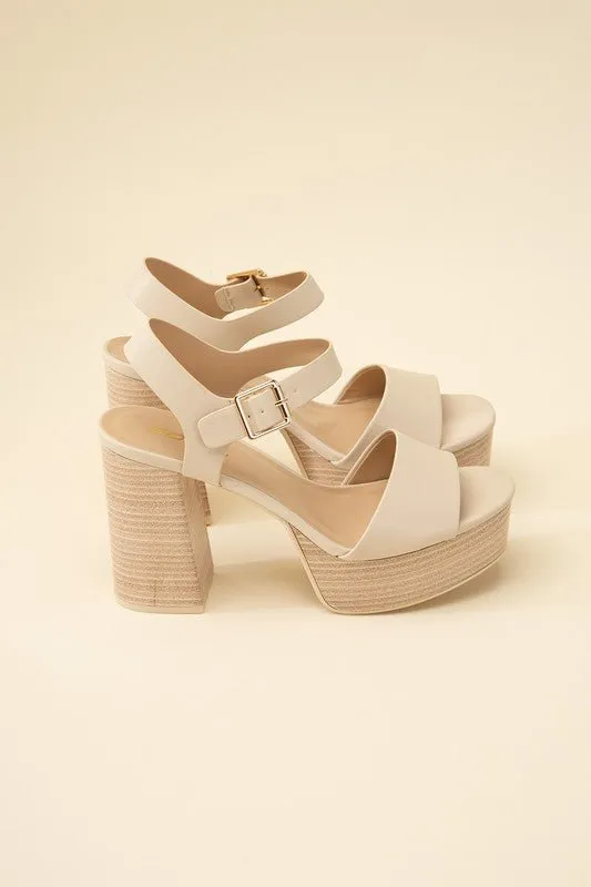 Ankle Strap Heels Platform