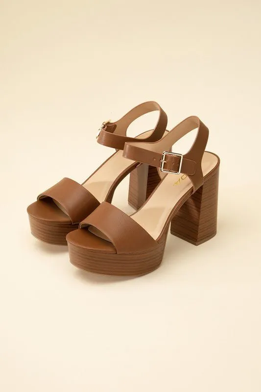 Ankle Strap Heels Platform