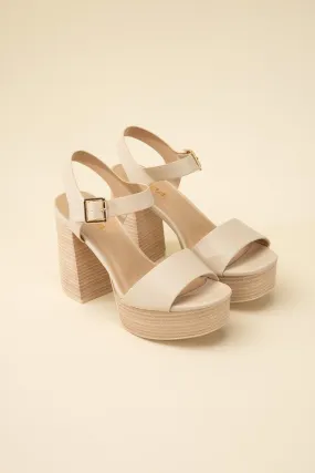Ankle Strap Heels Platform