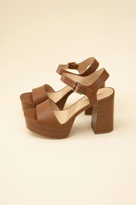 Ankle Strap Heels Platform
