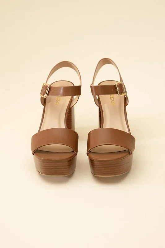 Ankle Strap Heels Platform