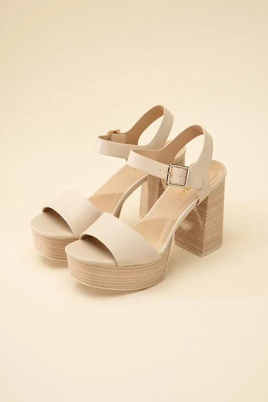 Ankle Strap Heels Platform