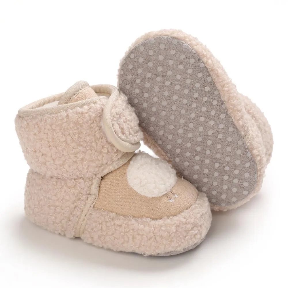 Baby Unisex Magic Tape Warm Snow Boots Wholesale Baby Shoes Suppliers