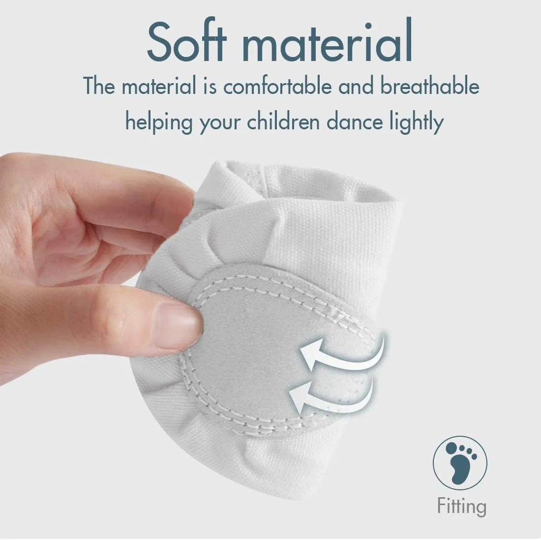 Ballet Shoes for Girls, Canvas Dance Practice Slippers No-Tie Sole Yoga Gymnastics Shoes(Toddler/Little Kid/Big Kid)