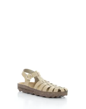 CALIX277ASP 001 BEIGE Round Toe Sandals
