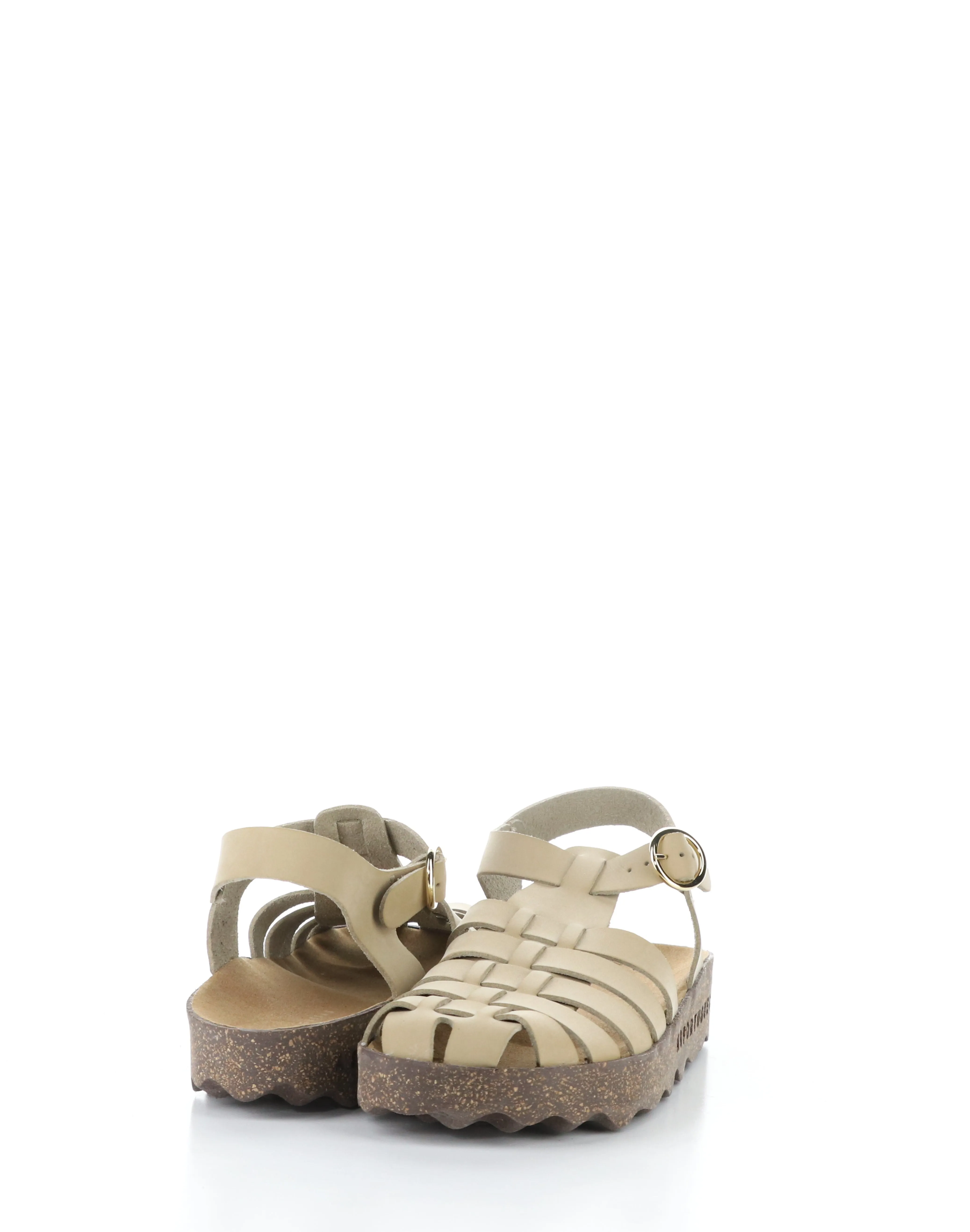 CALIX277ASP 001 BEIGE Round Toe Sandals
