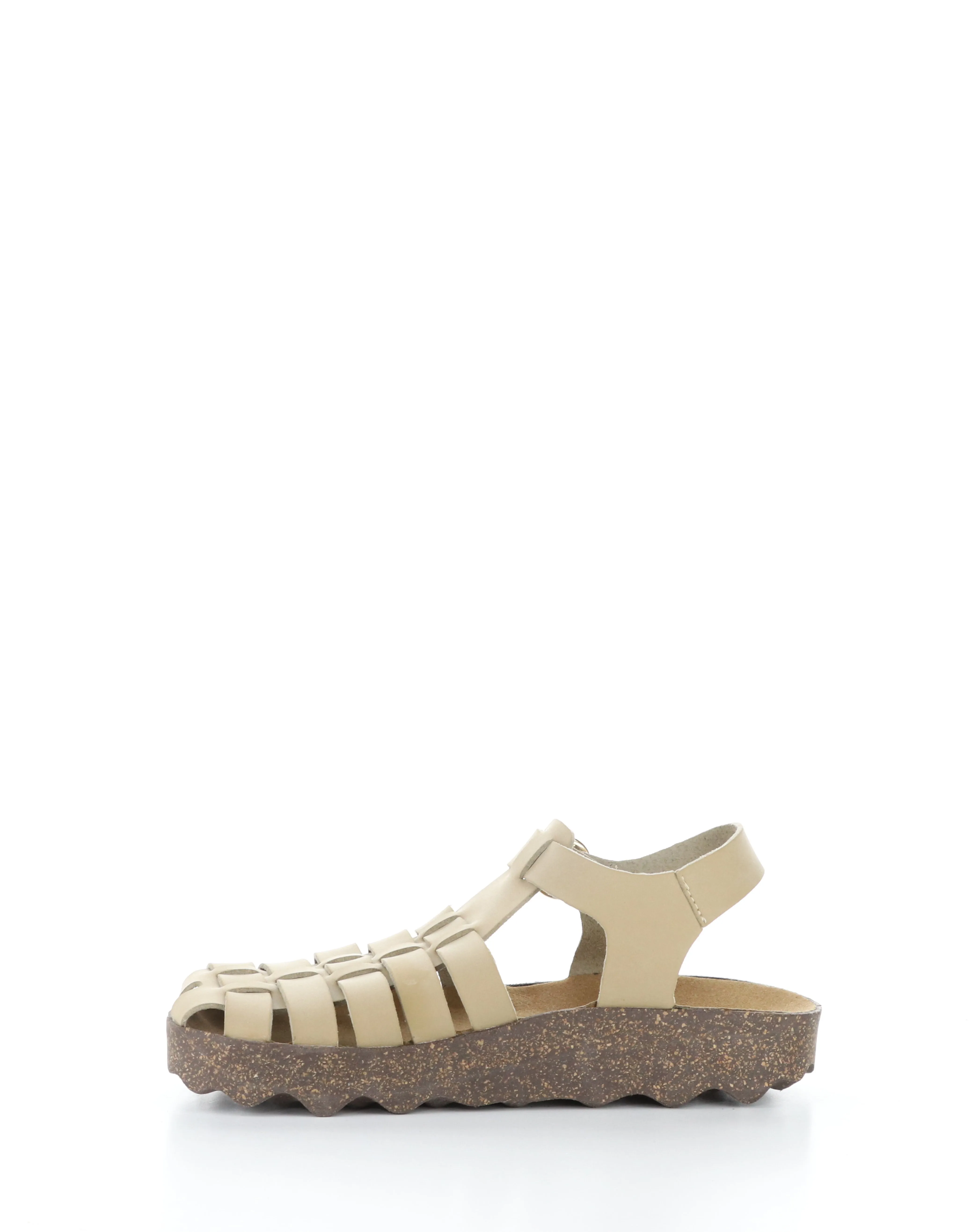 CALIX277ASP 001 BEIGE Round Toe Sandals