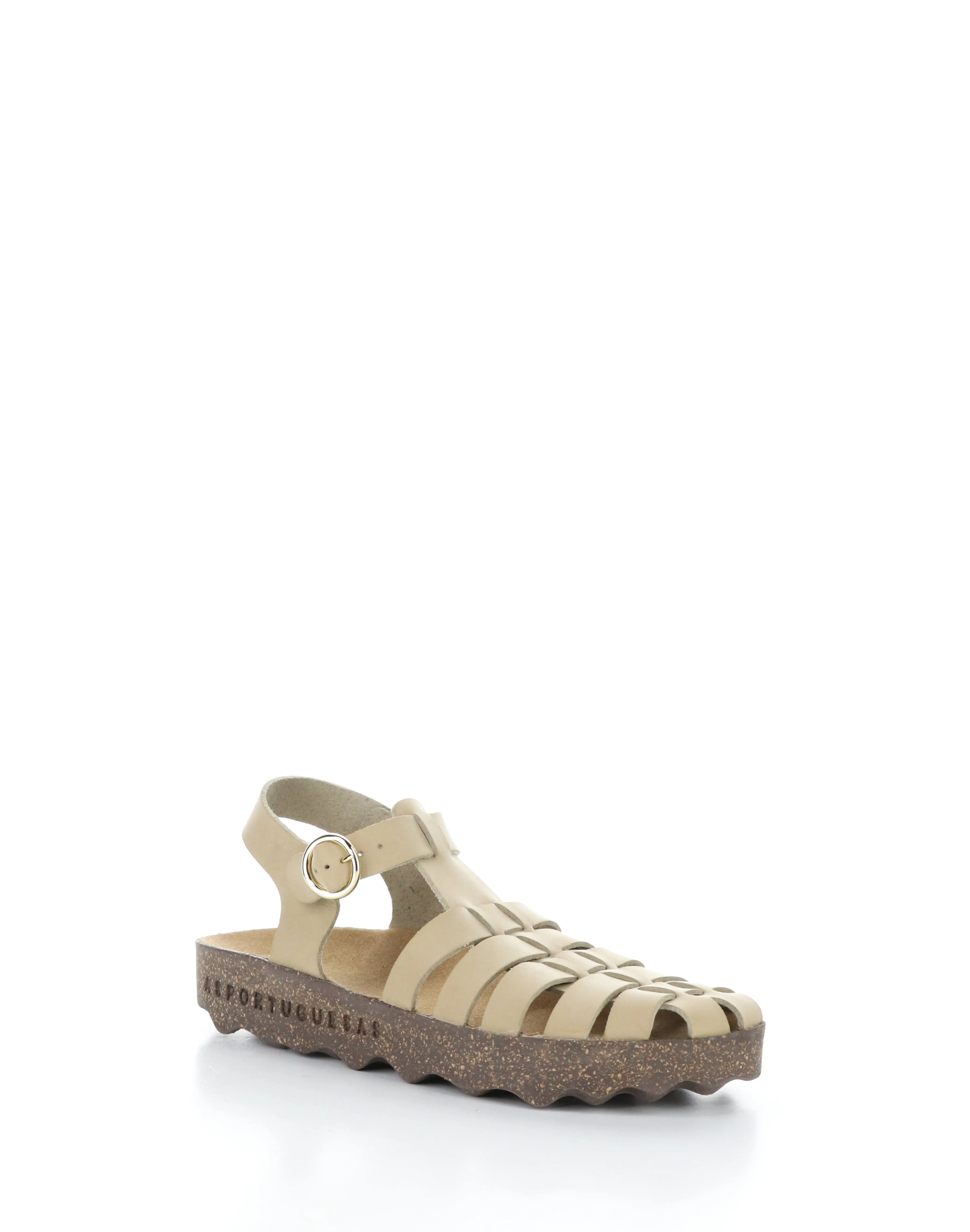CALIX277ASP 001 BEIGE Round Toe Sandals