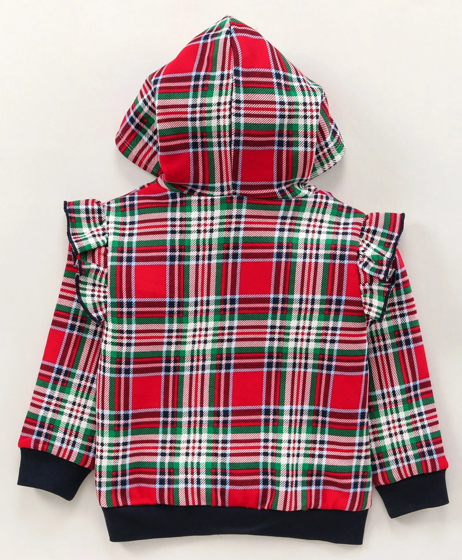 Checkered Hoodie Sweatshirt Legging Set