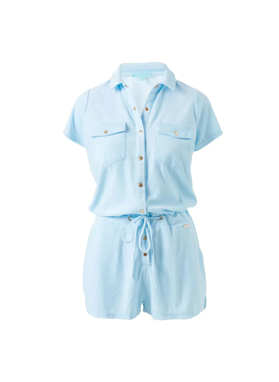 Cheryl Blue Romper