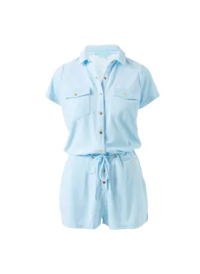 Cheryl Blue Romper