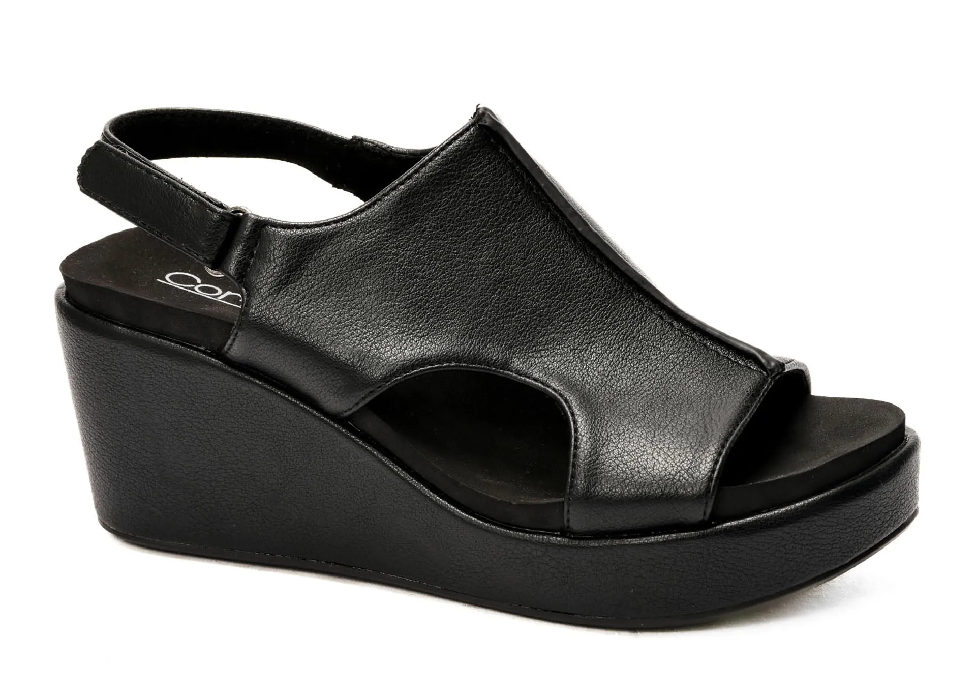 Corkys Carley Wedge in Black