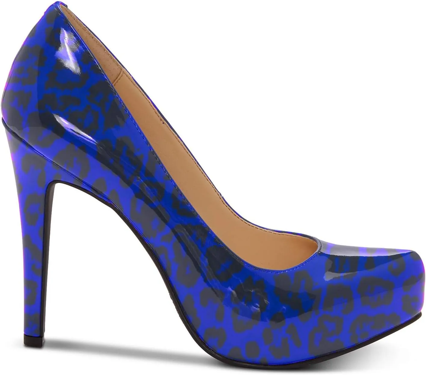 FOWT Fashion Leather Platform Embossed Snakeskin Green Pumps for Woman Elegant Almond Toe Slip on 4 in Spike High Heels Sexy Comfort Dress Party Shoes, US Size 4-16 M