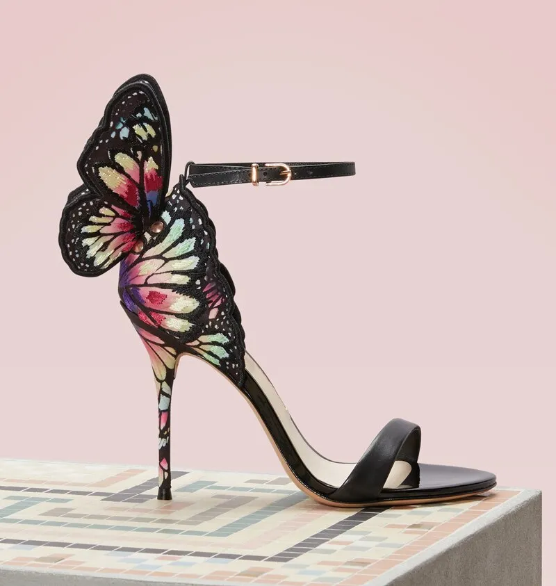 Free Spirited Butterfly High Heels