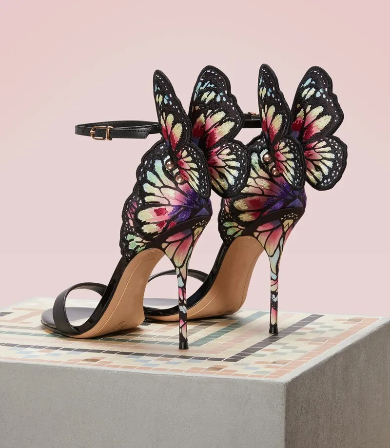 Free Spirited Butterfly High Heels