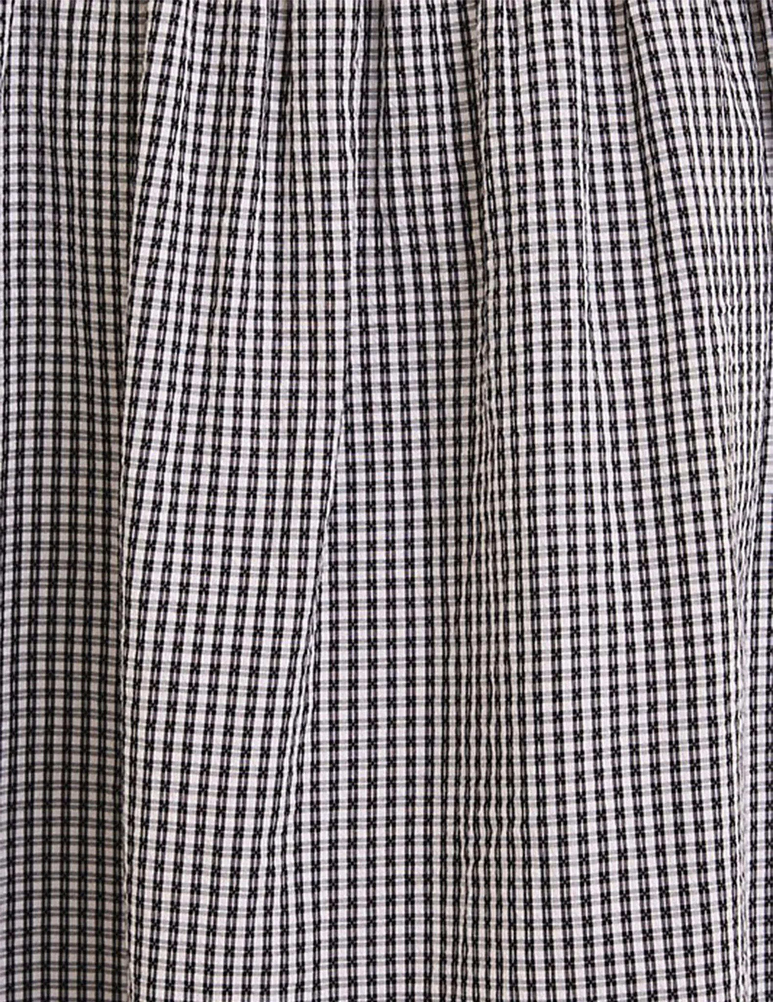 Greta Gingham Basque Waist Skirt