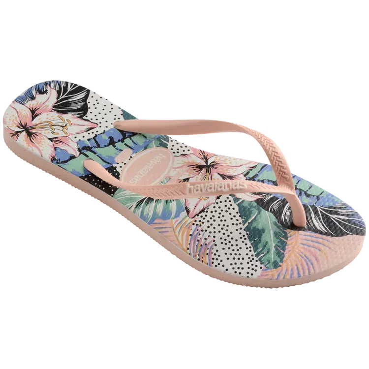 Havaians Womens Slim Animal Floral Sandals