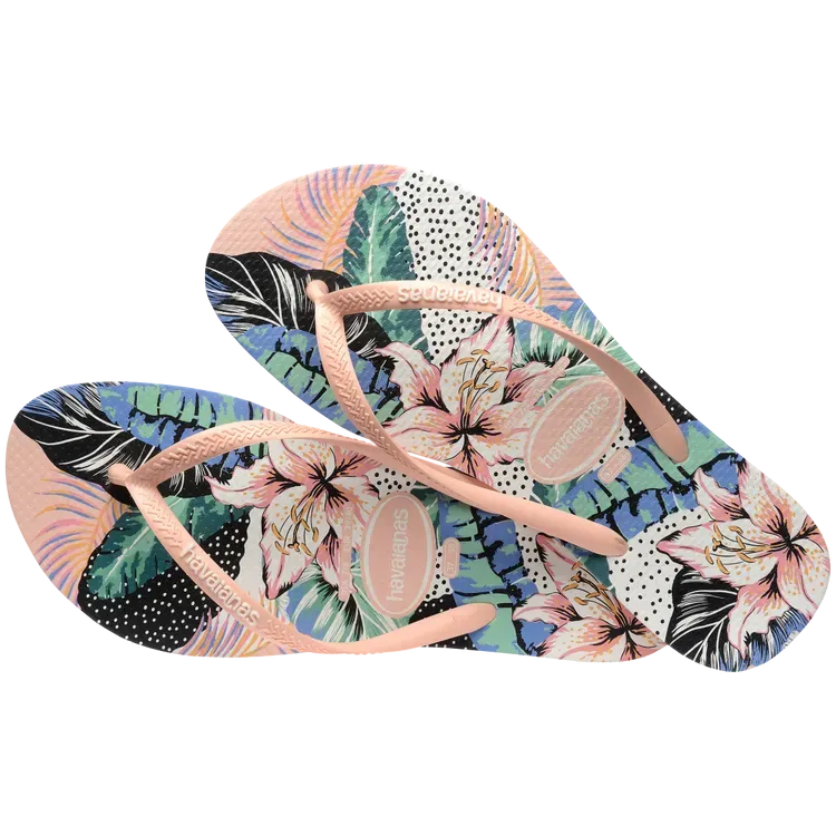 Havaians Womens Slim Animal Floral Sandals