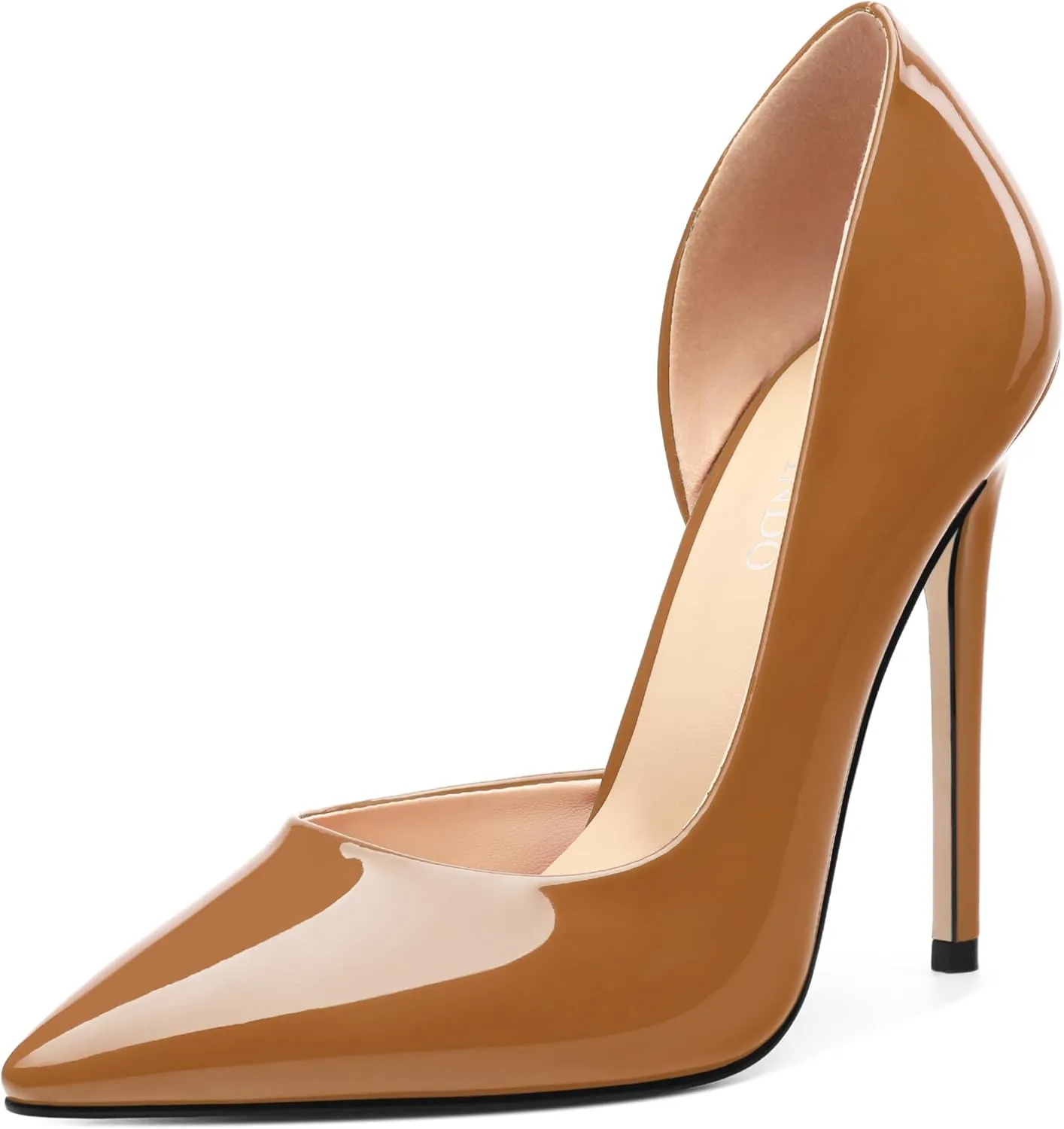 High Heels Stiletto Pumps for Women Slip on Patent Closed Pointed Toe Sexy Fashion Wedding Party Dressy Shoes