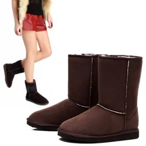 HOT Unisex Winter Warm Snow Half Boots Shoes 5 Colors
