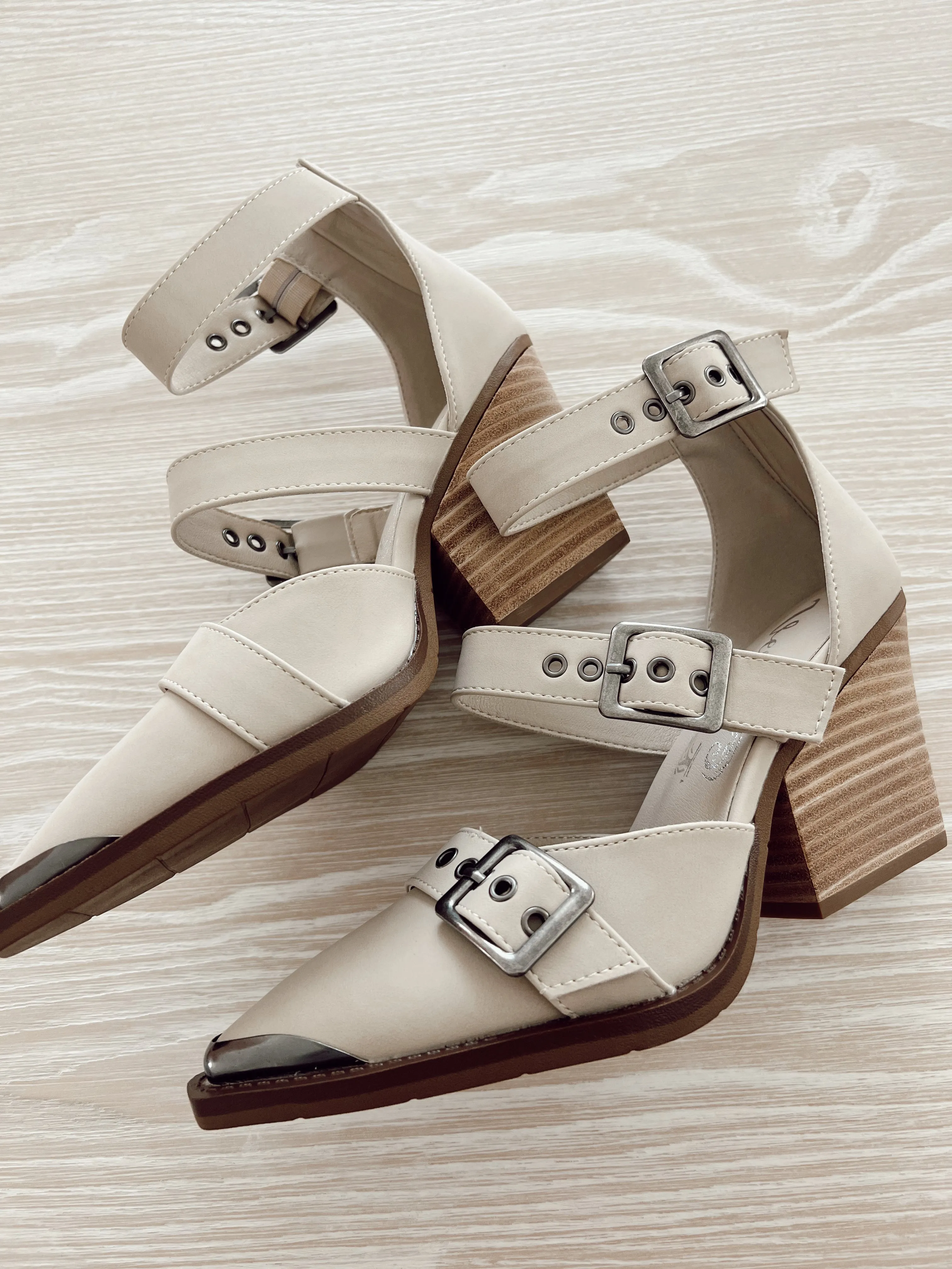 Irina Buckle Heels by Very G