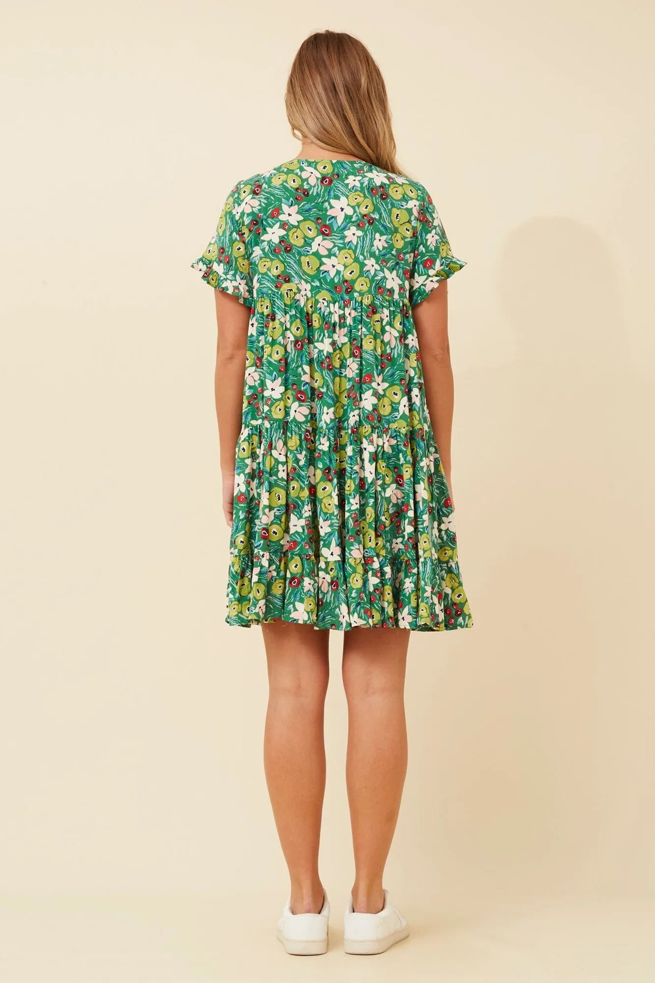 KELLY FLORAL SHORT DRESS