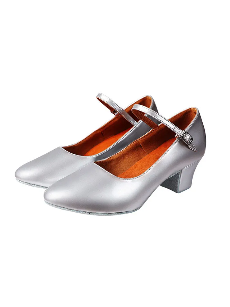 Low Heel Soft Sole Wear-resistant Dance Shoes Leather Character Shoes