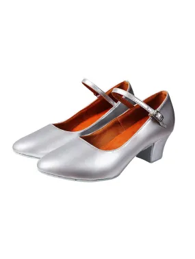 Low Heel Soft Sole Wear-resistant Dance Shoes Leather Character Shoes