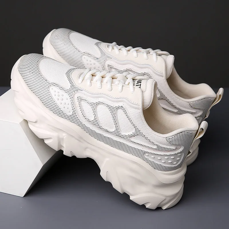 Men's Breathable Stretch Fabric Casual Sneakers