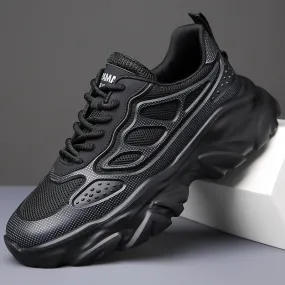 Men's Breathable Stretch Fabric Casual Sneakers