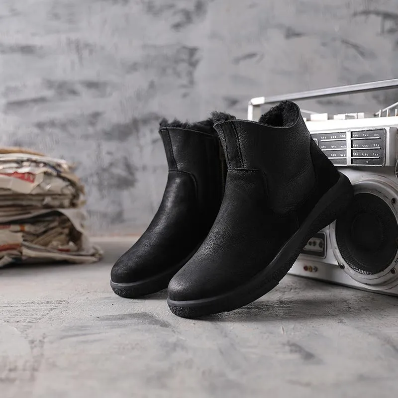 Men's Warm Fleece Anti-slip Boots