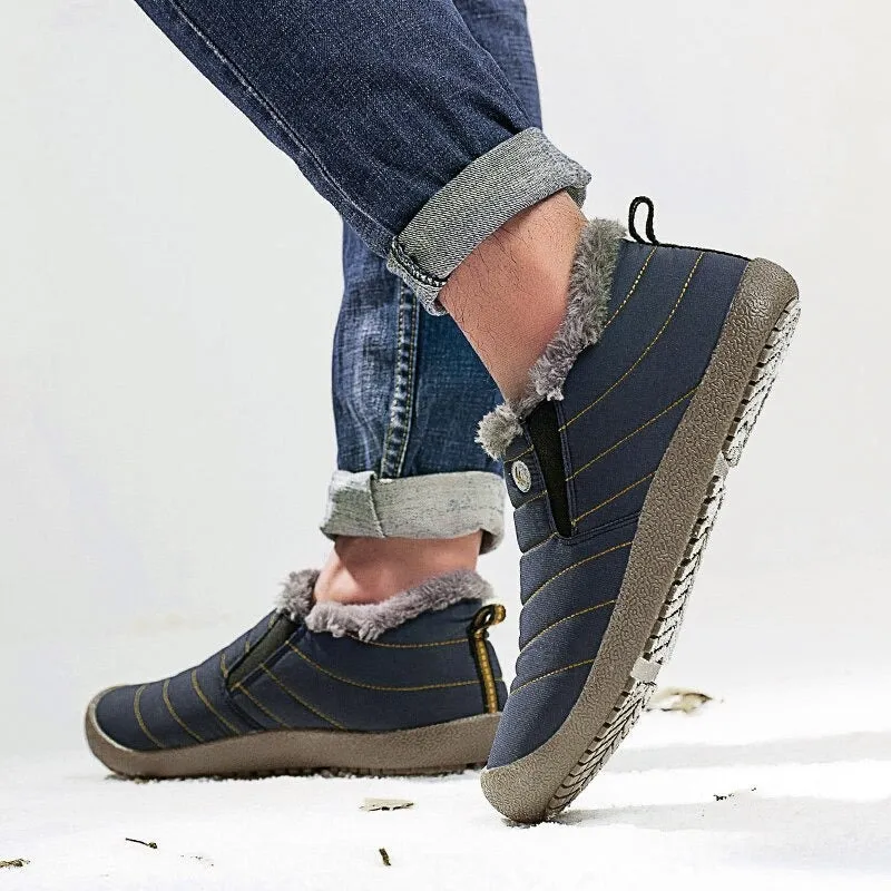 Men's Warm Snow Waterproof Outdoor Ankle Boots