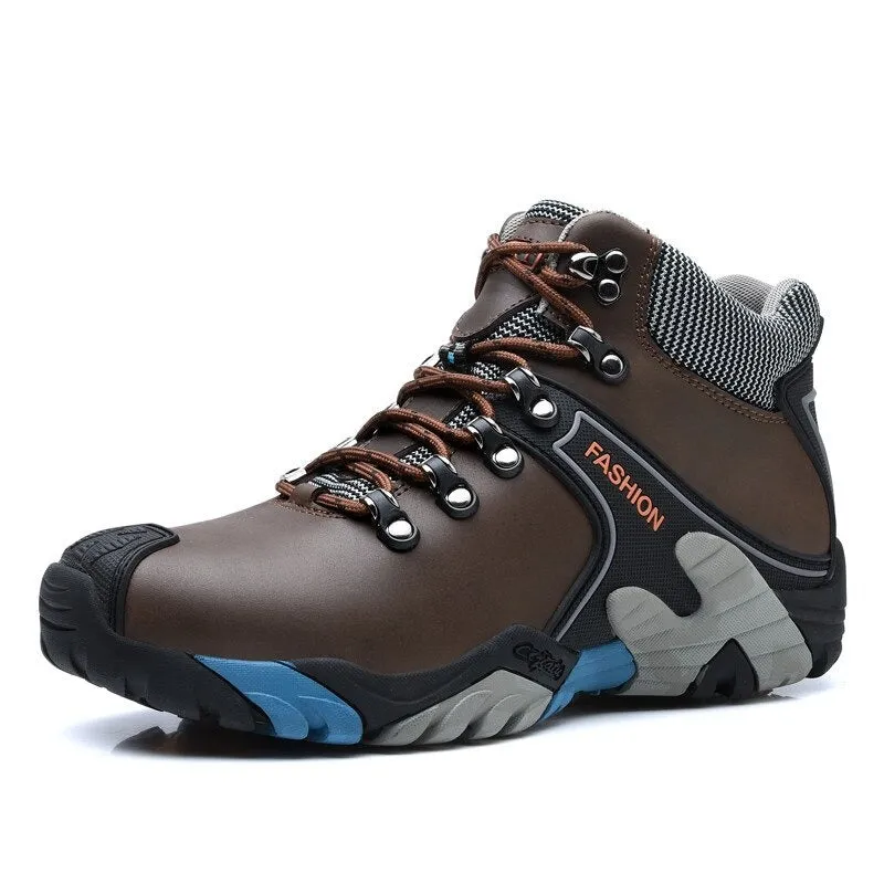 Men's Winter Warm Waterproof Lace Up Boots