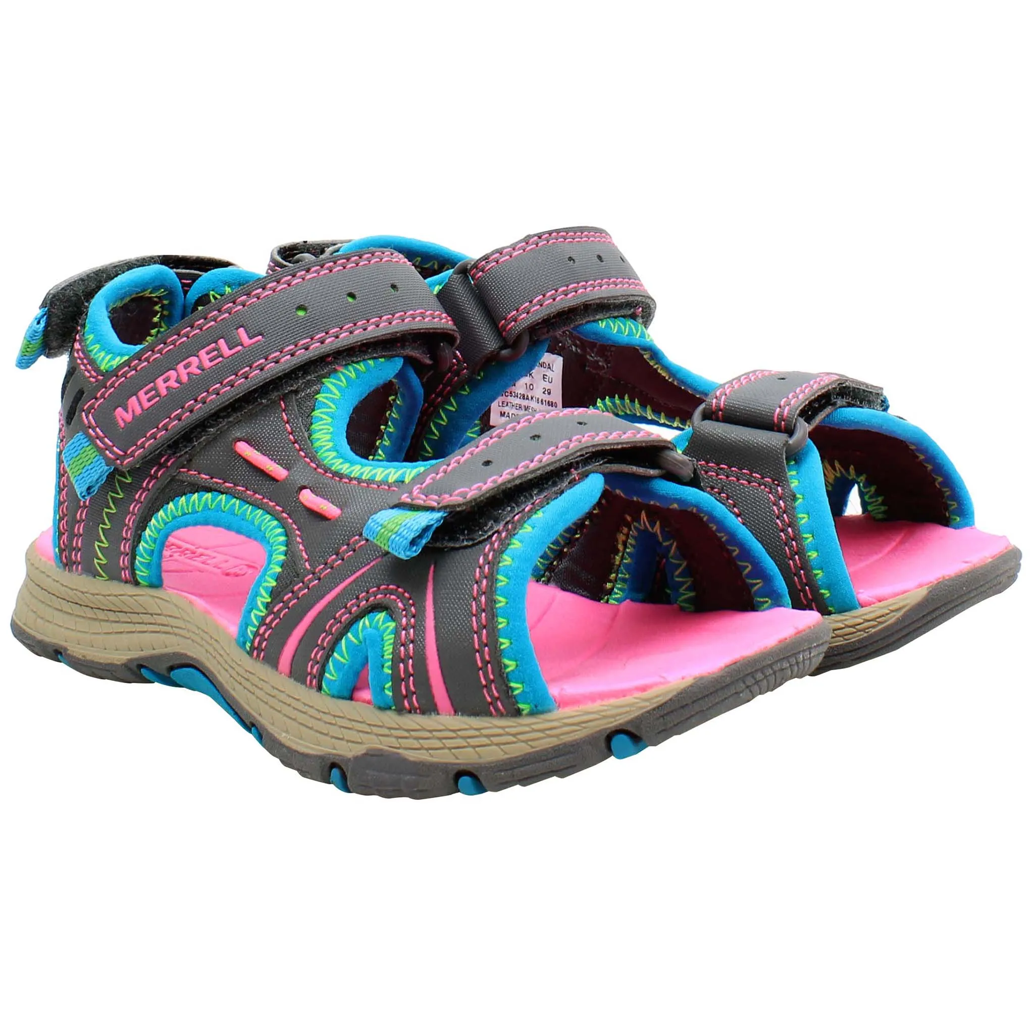 Merrell Panther Kids Grey Sandals