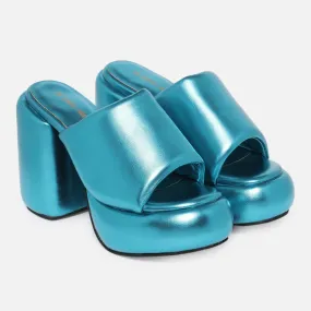 Metallic Chunks - Teal