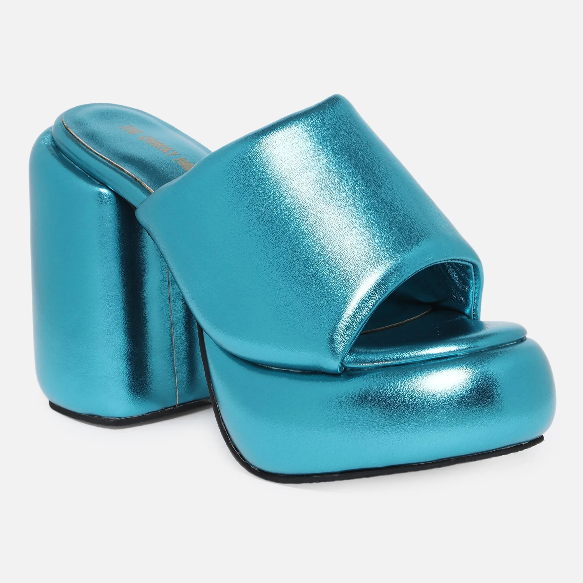 Metallic Chunks - Teal