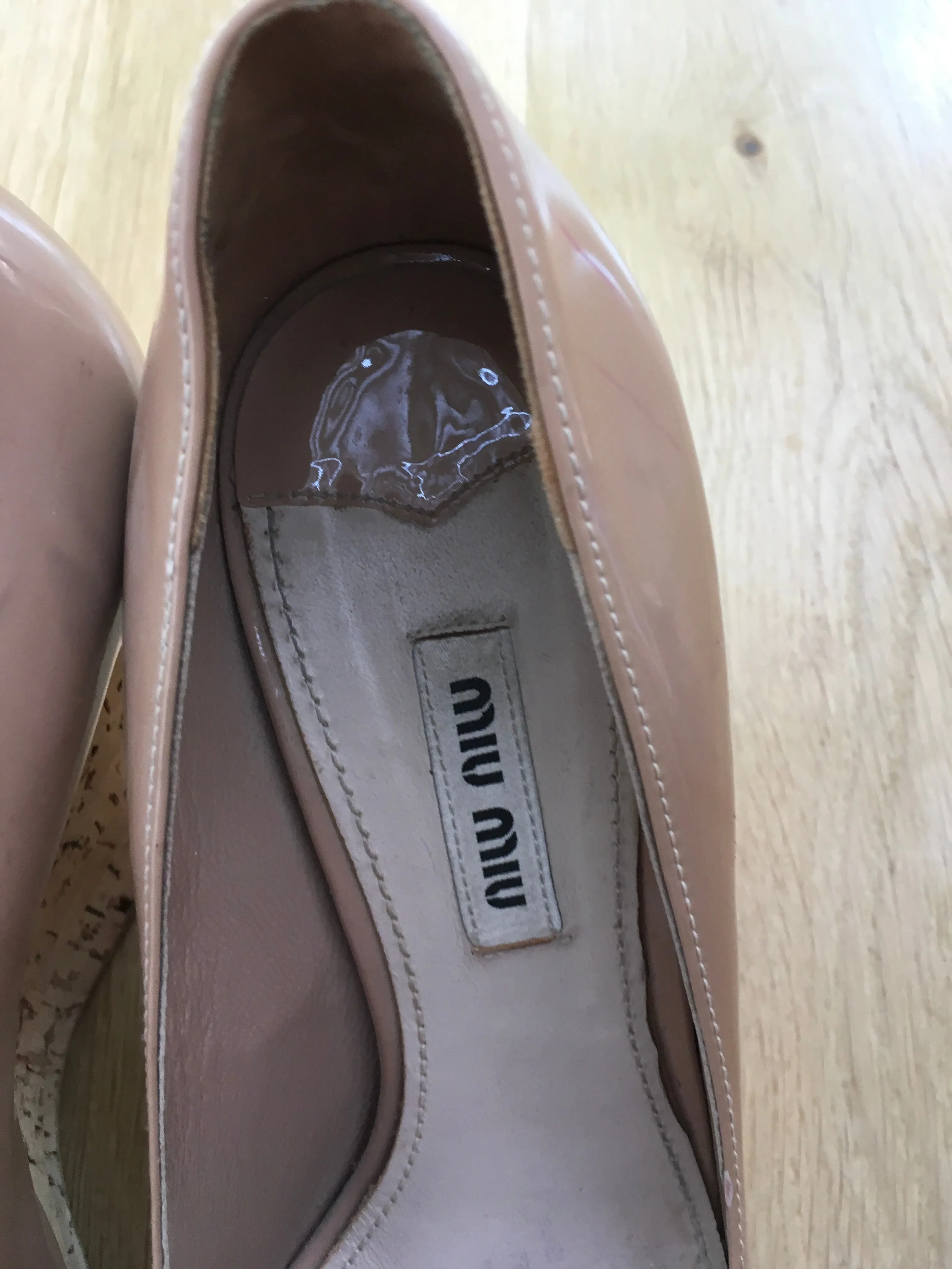 Miu Miu Platform Wedge Pumps Heels Shoes 36.5 UK 3.5 US 6.5 ladies