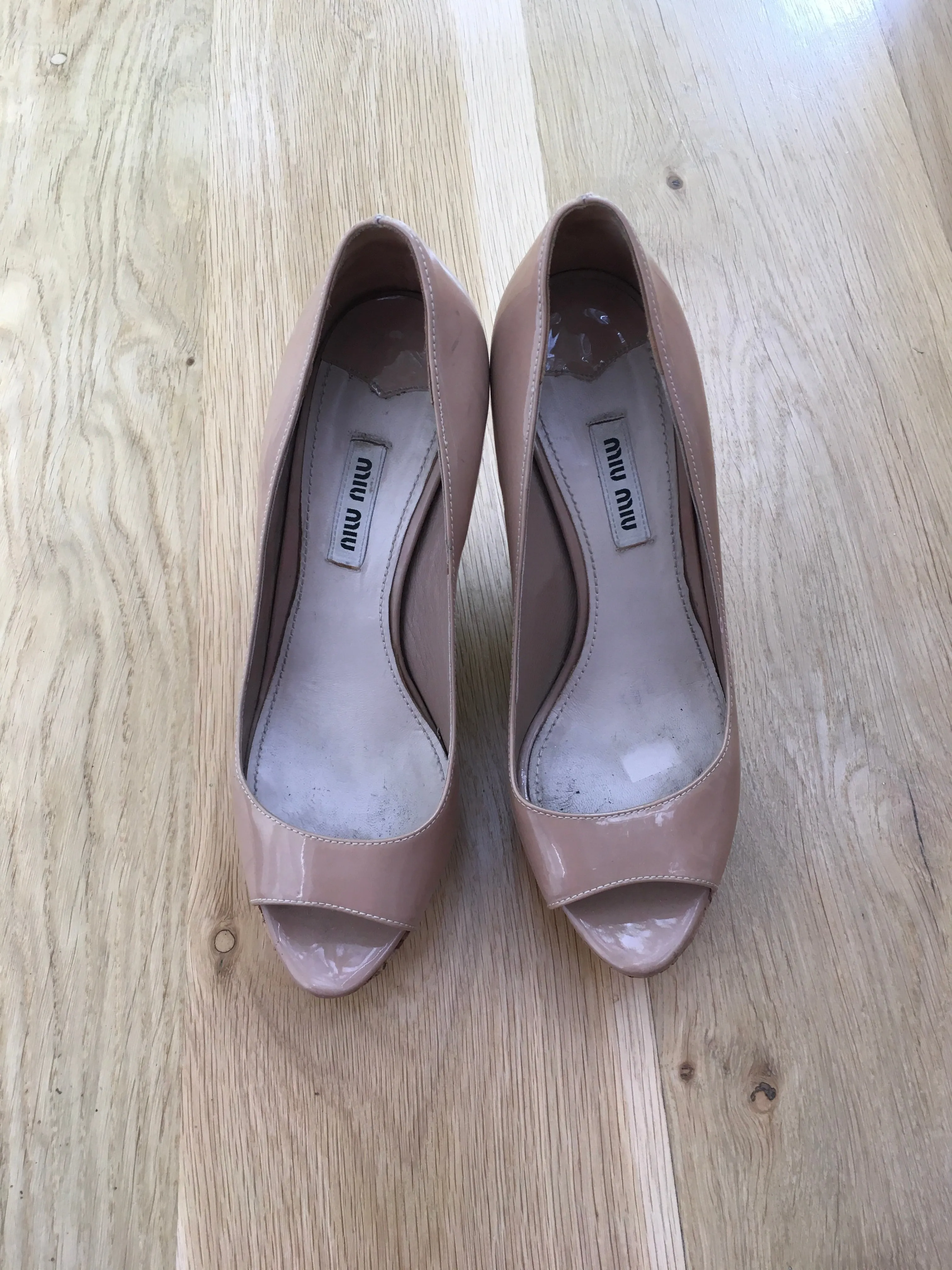 Miu Miu Platform Wedge Pumps Heels Shoes 36.5 UK 3.5 US 6.5 ladies