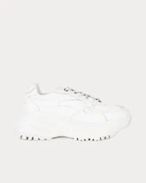 Platform White Low Top Sneakers