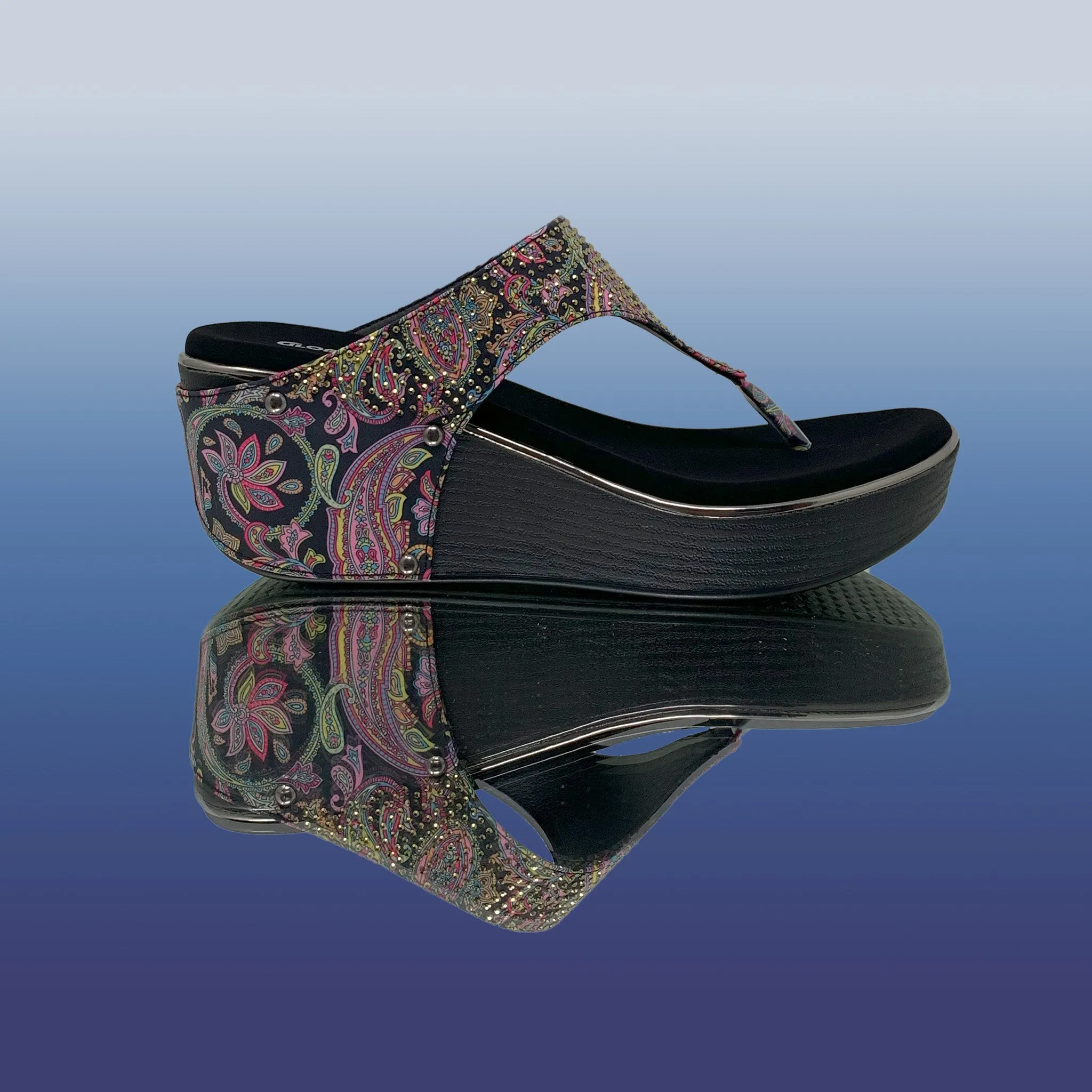 Printed LuxeEmbellished Wedges