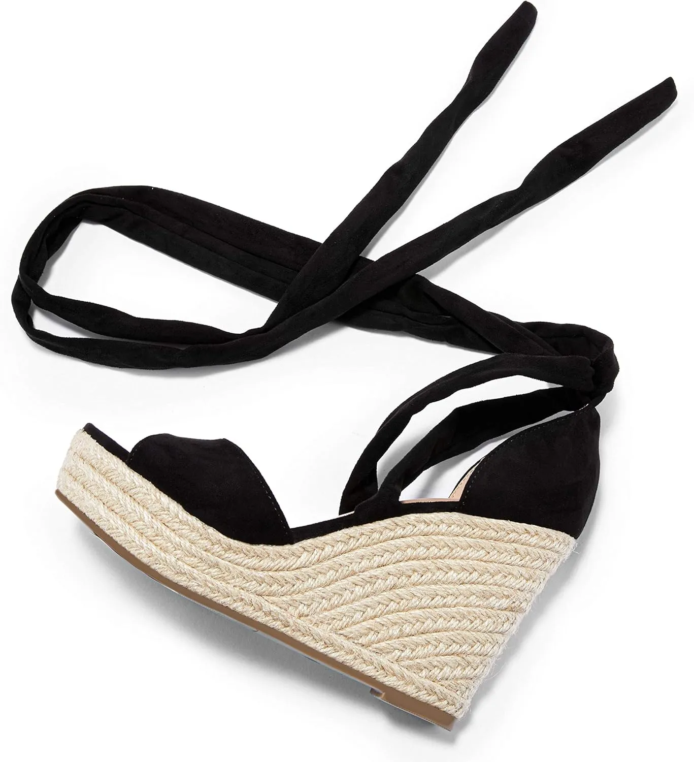 SERAIH Womens Lace up Espadrilles Platform Wedges Sandals Heels Tie Ankle Strap Summer Dress Shoes