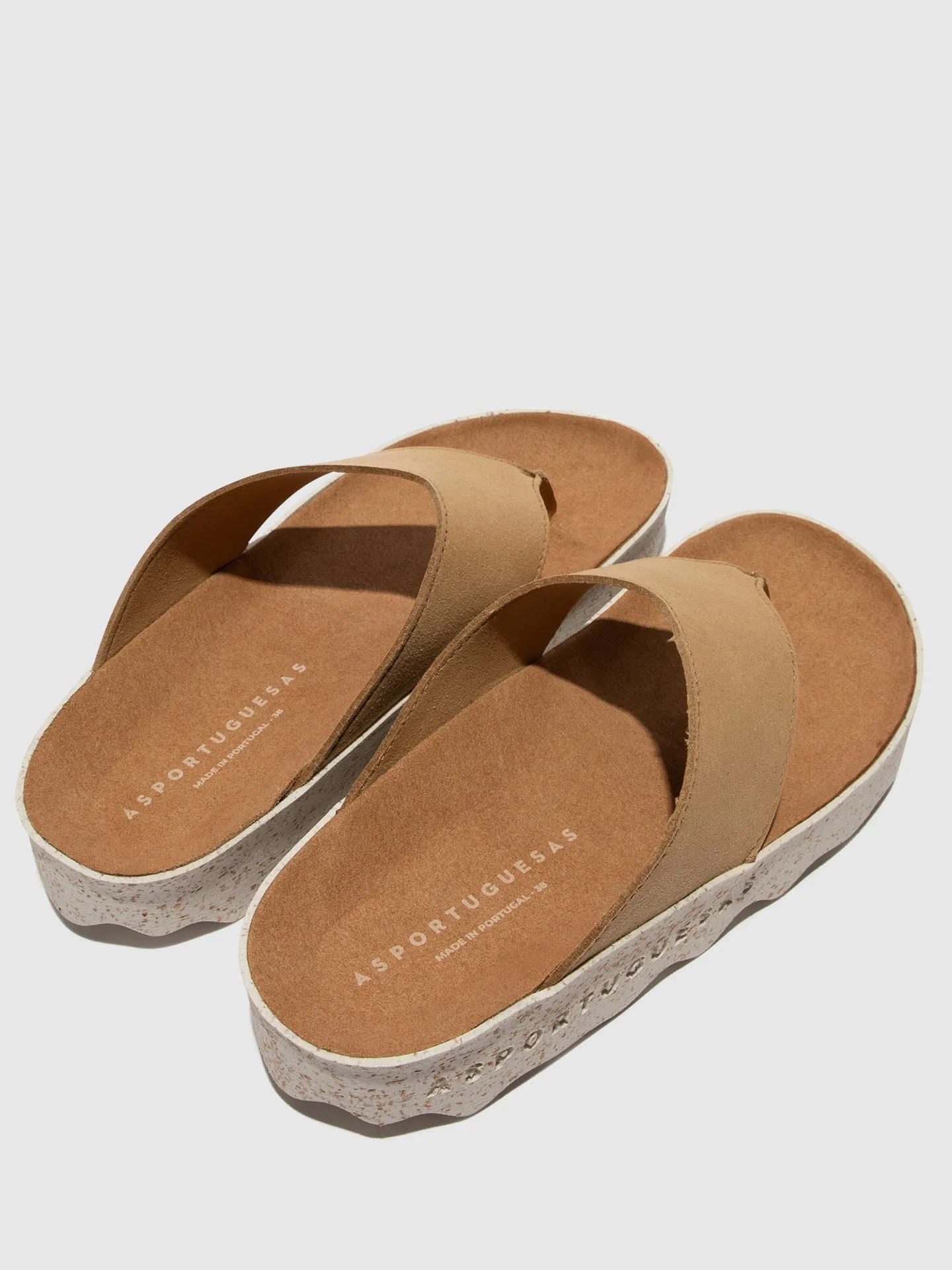 Slip-on Sandals CAMI TAN