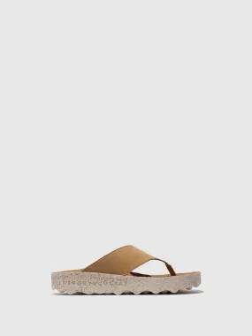 Slip-on Sandals CAMI TAN