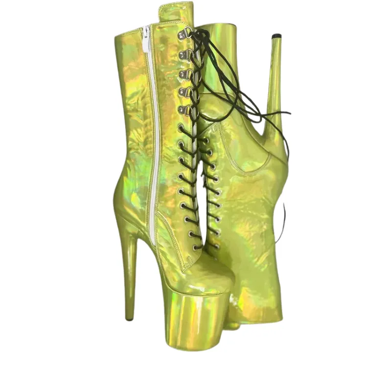 Stand Out Holographic Platform Heels
