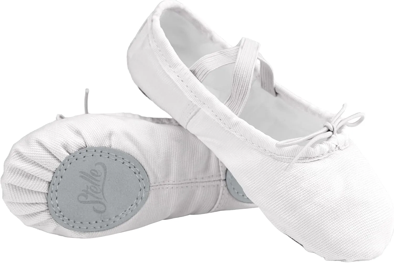 Stelle Canvas Ballet Shoes for Girls Dance Ballet Slippers Shoes(Toddler/Little/Big Kid/Women)