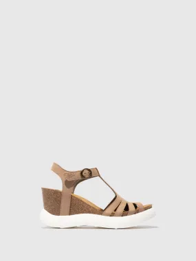 T-Strap Sandals GAIT959FLY TAUPE