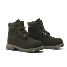 Timberland Icon 6 inch Premium With Camo Outsole Olive Green Waterproof Boots